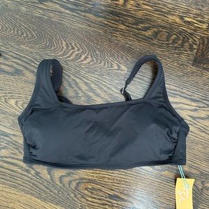 Simple black Kona Sol bikini top